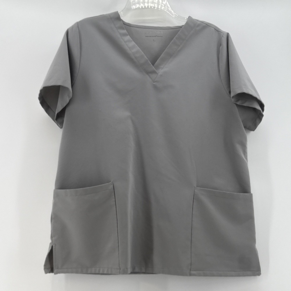 Mandala Scrub Top‎ Size Large Womens Gray